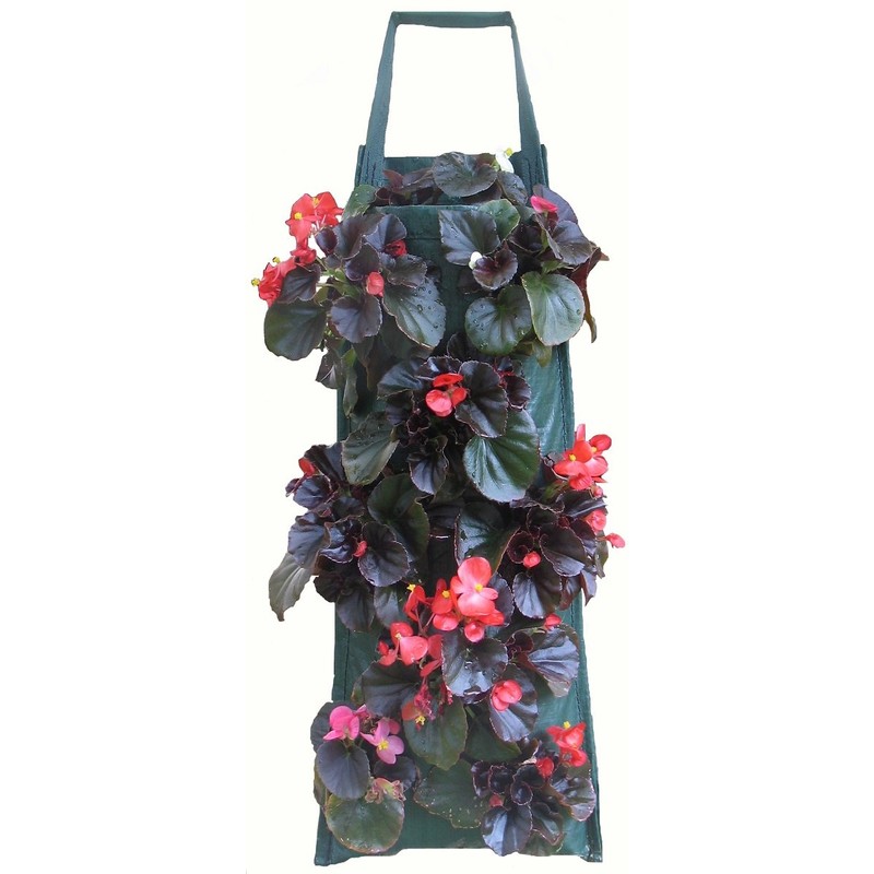 Nutley's Hanging Strawberry Flower Bag Planter Pouch grow fruit herbs