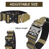 Ledeak Tactical Dog Collar with Handle, Adjustable Anti-Pull Wide Dog