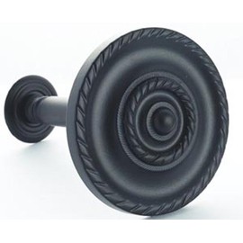 Pandoras Upholstery Large Black Regency Curtain Fabric Holdback/Tieback Hook Sold In Pairs