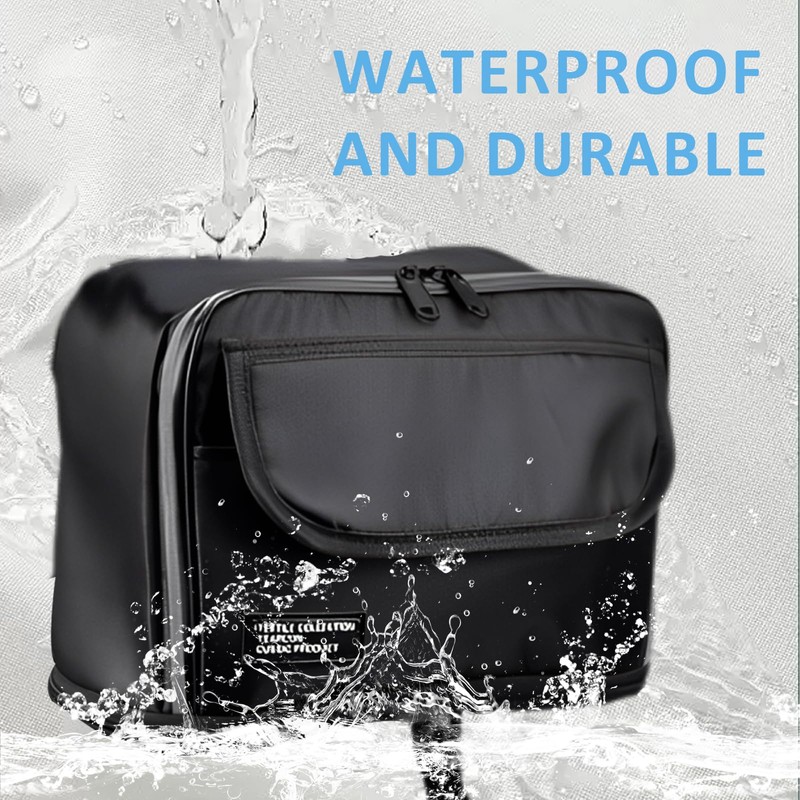 Yilceemy Bicycle Handlebar Bag, Waterproof Handlebar Bag, Waterproof Handlebar Adapter,