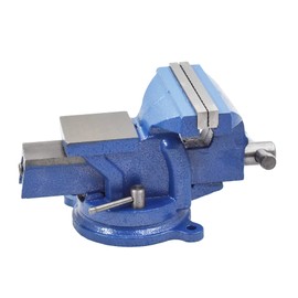 kimllier 6 Inch Heavy Duty Bench Vise with Anvil 360 Degree Swivel Locking Base Bench Clamp, Fit for Clamping Fixing Equipment Home or Industrial
