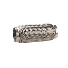 AdlerSpeed 3.5" ID Exhaust Flex Pipe 8" Length Stainless Steel Coupling Interlock