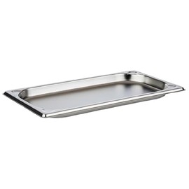 APS 81300 GN 1/3 Container, Stainless Steel, Dimensions 175 x 325 mm / Height 20 mm / Volume 0.75 Litres Stainless Steel Colours