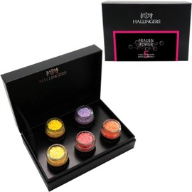 Hallingers 5 Piece Bath Salt Gift Set with Dead Sea Salts (175g) - Women's Power (MiniDeluxe Box) - Christmas For Her - Parent