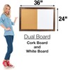 Excello Global Products Dry Erase Cork Board Combo: Magnetic White