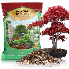 Doter Premium Bonsai Soil Mix with Enhanced Aeration & Drainage 10qt - Professional Grade Potting Soil for Bonsai Pots