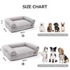 FUKUMARU Cute Dog Bed, Fluffy Dogs Couch with TPU Layer