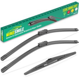 24" 18" 14" Windshield Wiper Blades for Mazda CX5 CX9 CX-5 CX-9 2017 2018 2019 2020 2021 2022 2023 -OEM Replacement Premium All season Wiper Blades (Set of 3)