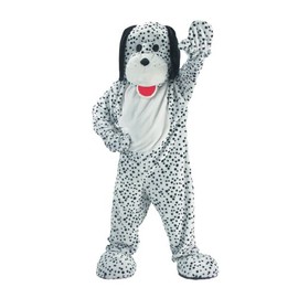 Dress Up America Adults Attractive Dalmatian Mascot Costume (Large 12-14 (53" waist, 64" height))