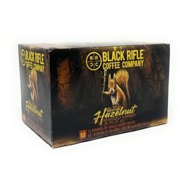 Black Rifle Coffee Company Hazelnut Single Serve Pods Medium Roast - 12 count - Roasted in the USA - America's Coffee