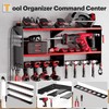 Spampur Power Tool Organizer Wall Mount with Charging Station, 15