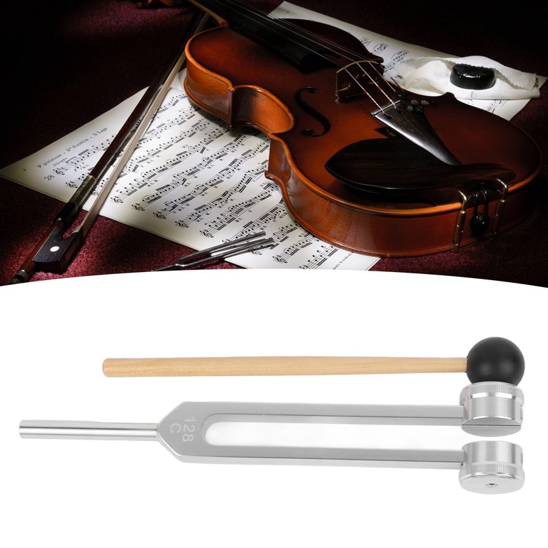 Professional Tuning Fork 128 Hz Aluminum Sensory Standard Musical Instrument
