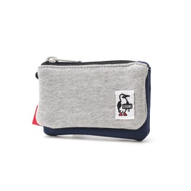 Chums Men's Other Card Coin Case Sweat Nylon, H-Gray/Basic Navy