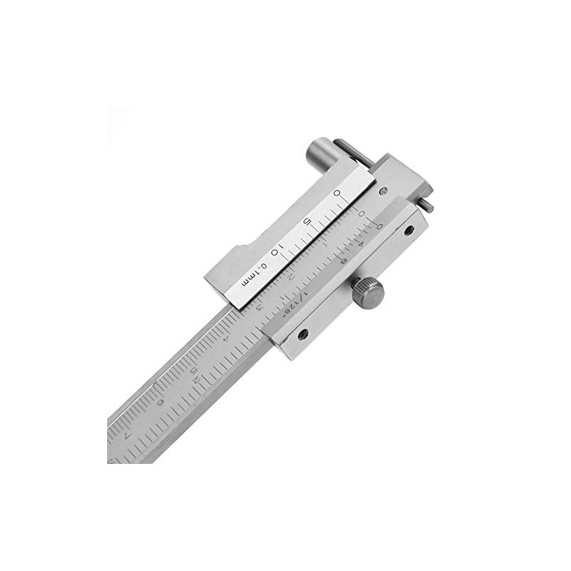 LiebeWH Stainless Steel Vernier Caliper, 0-200mm, ±0.05mm, 2 Units, Carbide