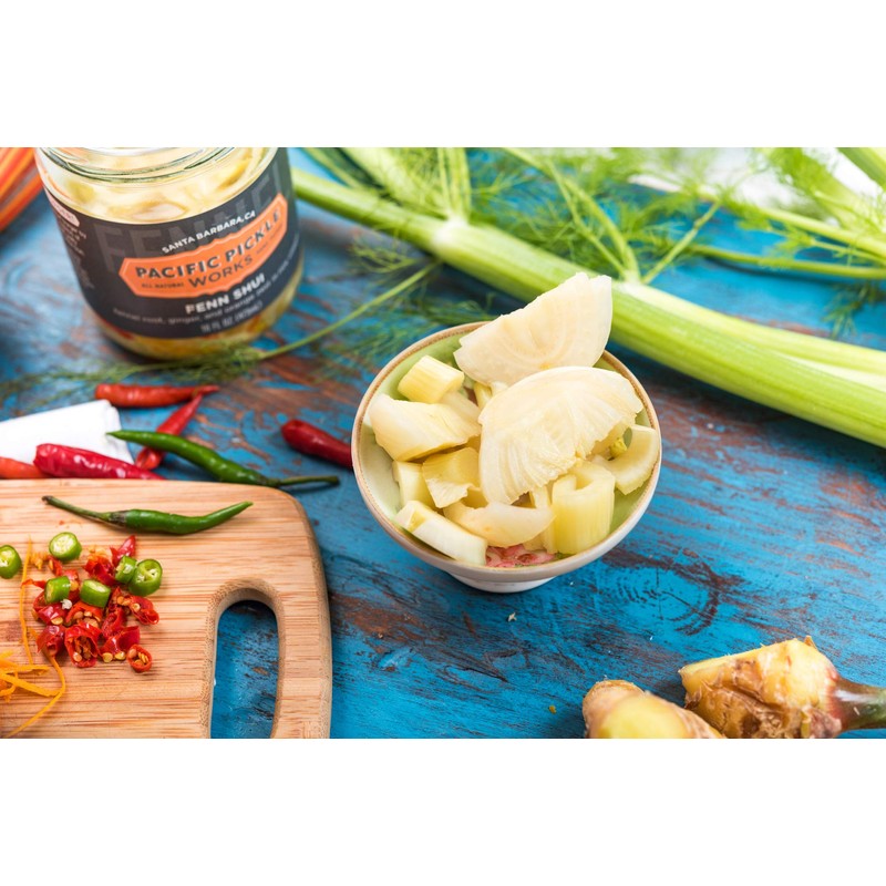 Fenn Shui (2-pack) - Pickled fennel root in rice vinegar,
