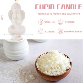 Angel Candle - Soy Scented Candles Aroma Soy Wax Candle Handmade Aesthetic Candle for Home Wedding Photo Prop Decor,Prefect for Meditation Stress Relief Mood Boosting Bath (Sitting Angel Candle)