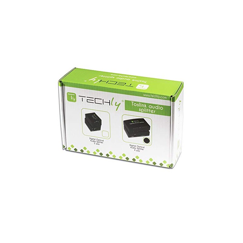 Techly Splitter Digital Audio Splitter 4 Toslink Ports, (IDATA TOS-)