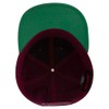 Joe's USA Koloa Surf Thruster Patch Logo Solid Snapback Hat-Maroon