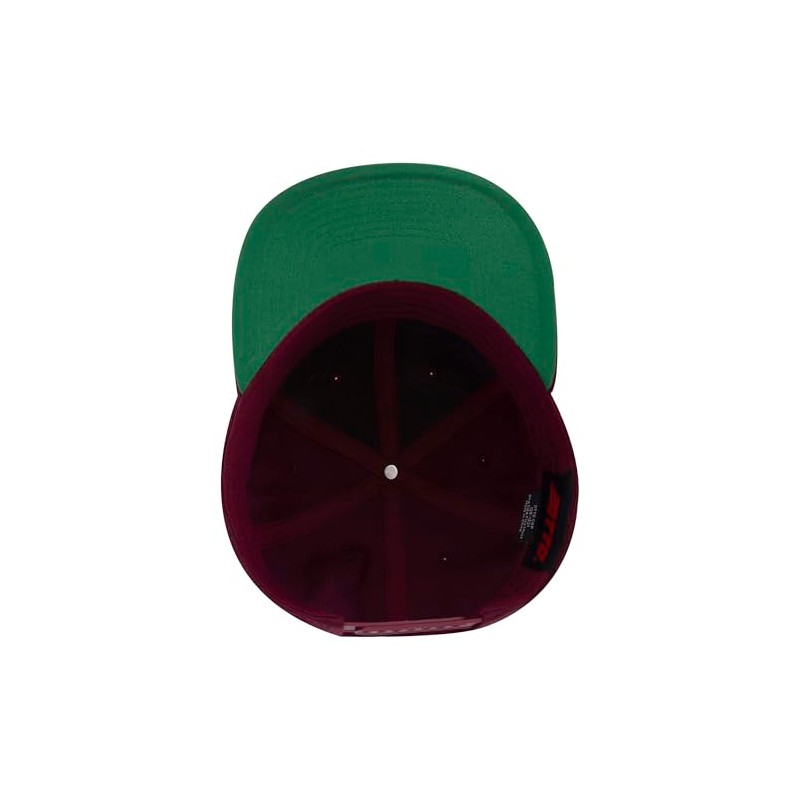 Joe's USA Koloa Surf Thruster Patch Logo Solid Snapback Hat-Maroon