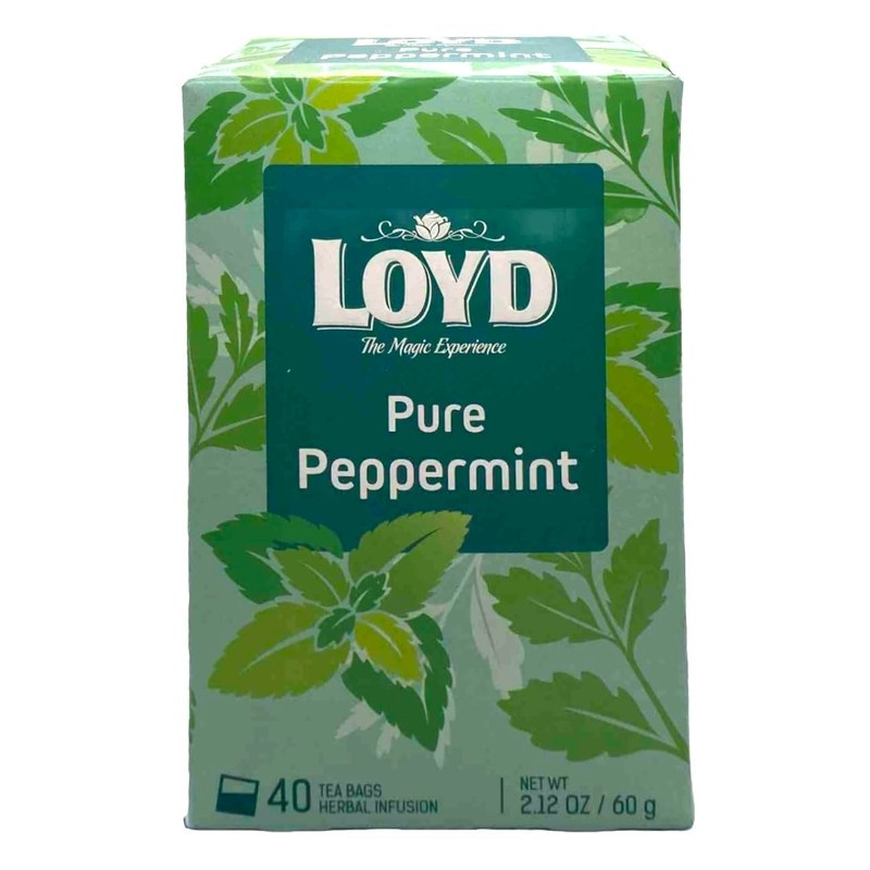 Loyd Tea 40 Teabag X4 Pure Peppermint Flavour 160 Total