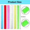 Plastic Ruler Set, 6 Pcs Plastic Transparent Ruler, Transparent Straight