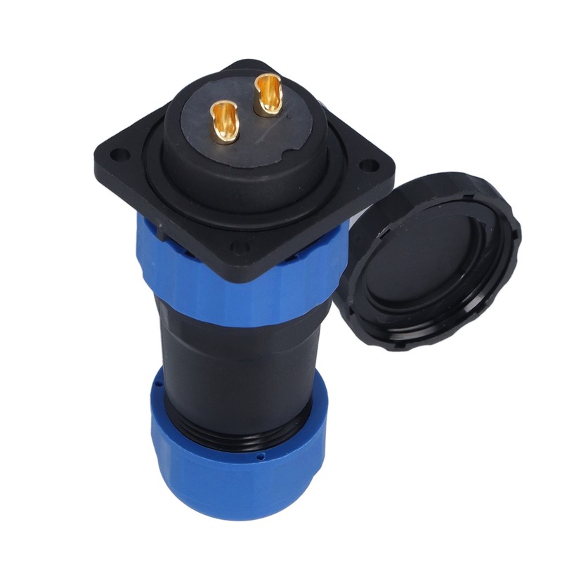 Waterproof Connector Square 4 Holes IP68 Aviation Power Socket 380V