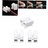 iplusmile 150 Pcs Spring Wire Connectors Gutter End Caps Lamp