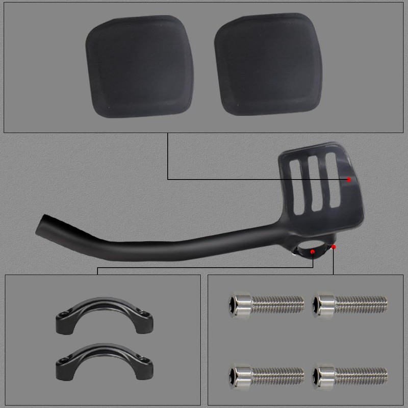 Alfa Pasca Road Bike Handlebar Attachment Triathlon 360 mm Aero