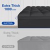 KAYFIA Full Mattress Topper, Extra Thick Mattress Pad Cover for