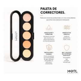 Paleta Correctores En Crema Alta Cobertura Profesional