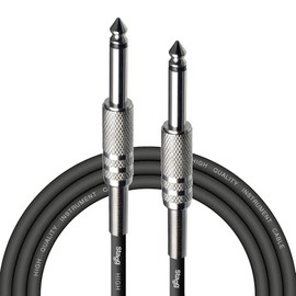 Stagg SGC3 Serie S - Cable de instrumentos con enchufe de teléfono a conectores de enchufe de teléfono, 10 pies