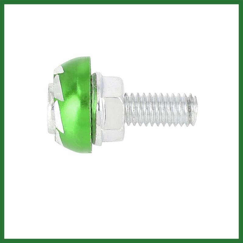 Motoforti 4pcs 6mm Metal Motorcycle License Plate Frame Bolt Screw