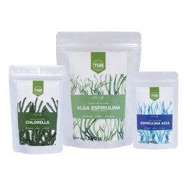 Espirulina 500g, Espirulina Azul 100g + Chlorella 250g Pack