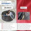 Delmach Fluffy Bean Bag Chair Cover for Adults Teens or