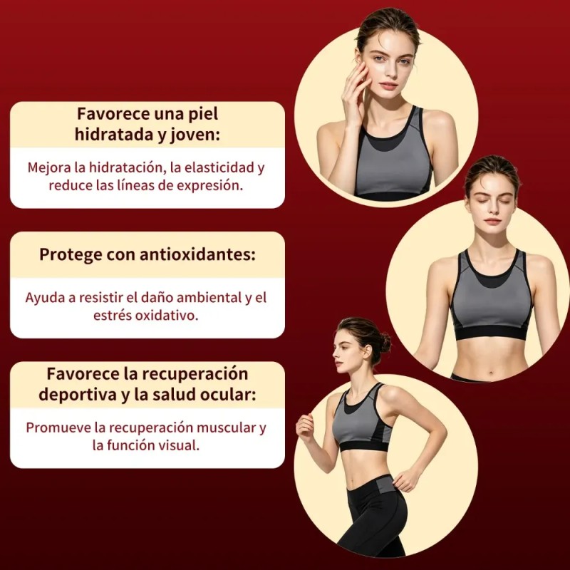 Suplemento De Astaxantina Y Krill Oil 2000 Mg 200 Cápsulas