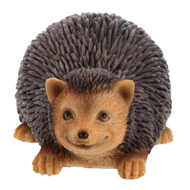 Operitacx Hedgehog Key Box Small Garden Statue House Key Hider Diy Money Box Hidden Storage