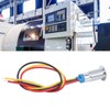 4 Sets PreWired Round LEDs Waterproof 2Color Signal Light Common