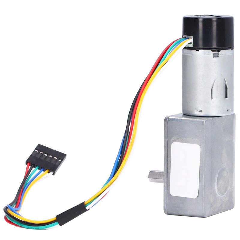 High Torsion Worm Gear Motor Full Metal Self Locking Encoder