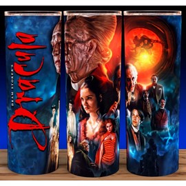 Unbranded Glow in the Dark Dracula Classic Vampire Movie Horror Movie Cup Mug Tumbler 20oz