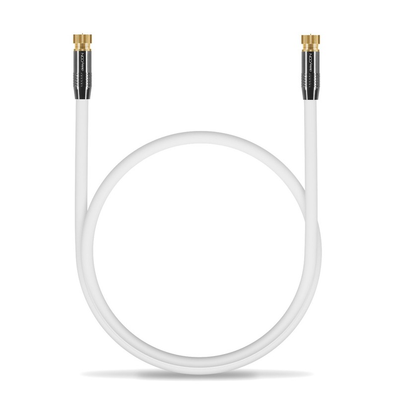 deleyCON SAT Antenna Cable 2m (6.57 ft.) Coaxial Satellite Cable
