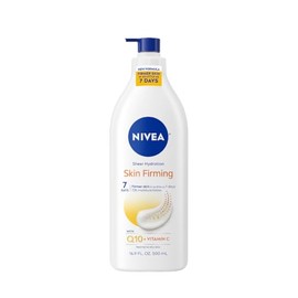 NIVEA Loción corporal hidratante reafirmante para la piel - Con Q10 para piel normal - 16.9 fl. onz. Botella de bomba