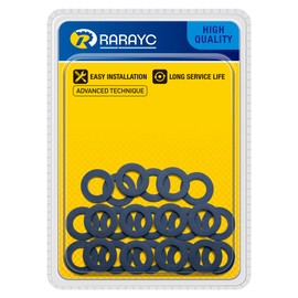 (24Pcs) Oil Drain Plug Gaskets Replacement for Toyota Lexus Scion Crush Washer Seals Replaces# 9043012031 Aluminum