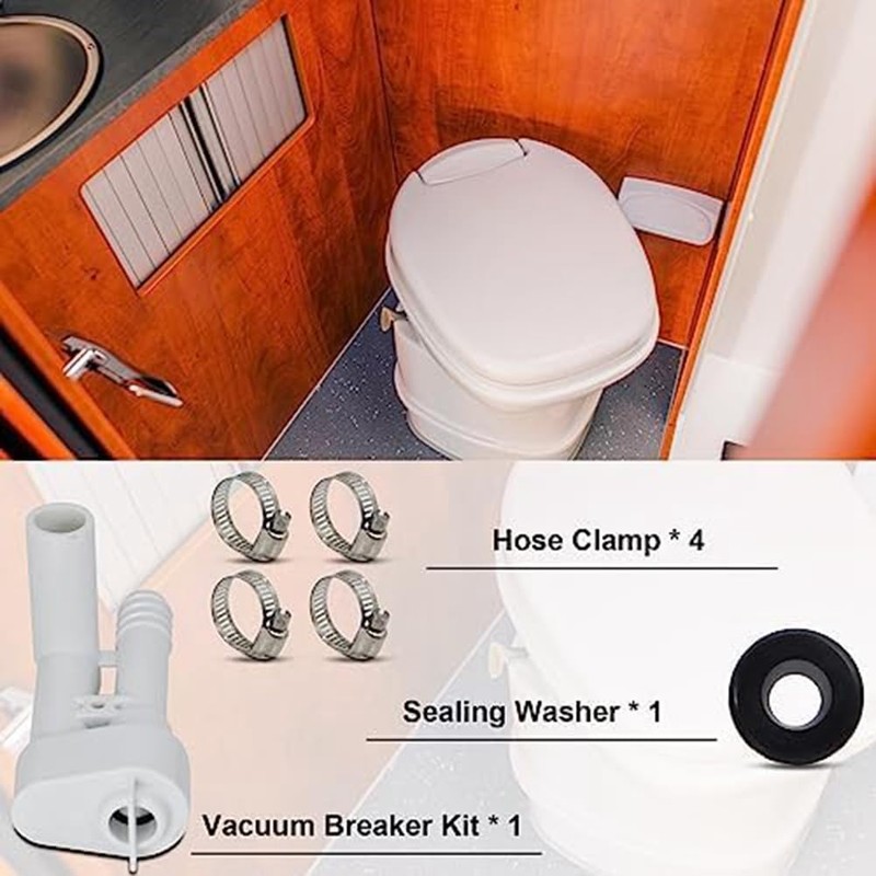 Aswalling Premium 385316906 Vacuum Breaker Kit, Leak-Proof, Compatible with Sealand