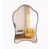 Mirror 20" x 30" Asymmetric Crown-Shaped Mirror, Hanging IrregularAcryl