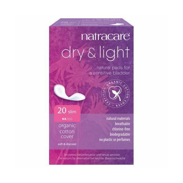 Dry & Light Pads 20 Pads  by Natracare