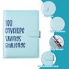 100 Envelopes Saving Challenge Envelope Saving Challenge Folder Blue Savings