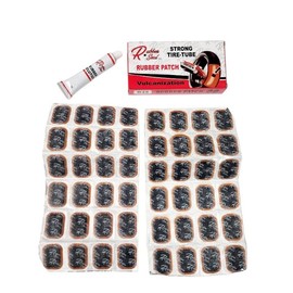 48 Parches para camaras y llantas de bicicleta y moto paquete de 1 caja