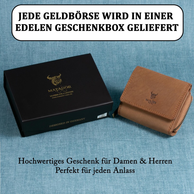 MATADOR 558 Small Wallet, Light Brown, Modern