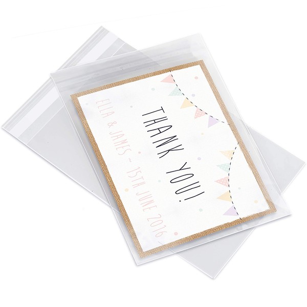 Pack It Chic - 5” X 7” (200 Pack) Clear