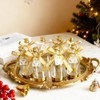 LOLYSIC 36PCS Mini Champagne Bottle Candy Container Shaped Jars Gold